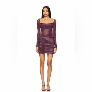 AFRM Kylie dress in twisted plaid REVOLVE